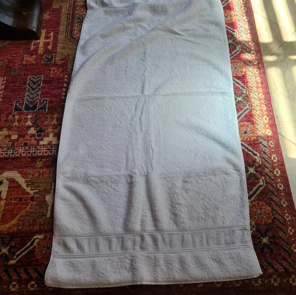 Eguptian Cotton Carrara Oasis Made in Italy White Luxury Plush Towels Set/3